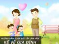 Soạn bài tập làm văn Kể về gia đình | SGK Tiếng Việt 3