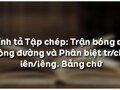 Giải bài tập chép 3 Trận bóng dưới lòng đường