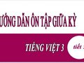 Hướng dẫn ôn tập giữa kỳ Tiếng Việt 3 tiết 5