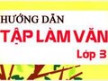 Hướng dẫn làm tập làm văn Trang 92 Tiếng Việt 3