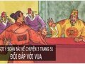 Gợi ý soạn bài kể chuyện 3 trang 51 Đối đáp với vua