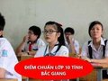 Điểm chuẩn tuyển sinh vào lớp 10 Bắc Giang 2020/2021
