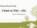 Chính tả (Nhớ - viết): Ê-mi-Ii, con...