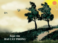 Soạn bài Hai cây phong