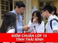Điểm chuẩn tuyển sinh vào lớp 10 tỉnh Thái Bình 2025