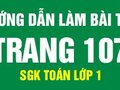 Hướng dẫn làm bài tập trang 107 sách giáo khoa toán lớp 1