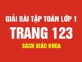 Giải bài tập toán lớp 1: Đáp án bài 2 trang 123 sách giáo khoa