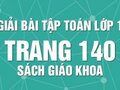 Hướng dẫn làm bài 1 trang 140 sách giáo khoa toán lớp 1