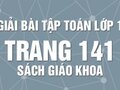 Giải bài tập 2, 3, 4 trang 141 sách giáo khoa toán lớp 1
