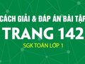 Giải toán lớp 1: Đáp án bài 1 trang 142 sách giáo khoa