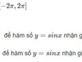 Hướng dẫn giải bài 2 trang 40 SGK đại số và giải tích lớp 11