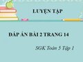 Bài 2 trang 14 sgk Toán lớp 5