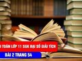 Giải bài 2 trang 54 sách giáo khoa đại số và giải tích lớp 11