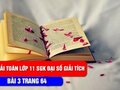Giải bài 3 trang 64 sách giáo khoa đại số và giải tích lớp 11