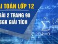 Bài 2 trang 90 sgk Giải tích 12