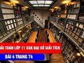 Bài 4 trang 74 SGK toán lớp 11