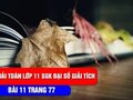 Đáp án bài 11 trang 77 sách giáo khoa đại số và giải tích lớp 11