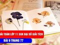 Giải bài 9 trang 77 sách giáo khoa đại số và giải tích lớp 11