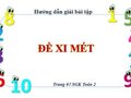 Hướng dẫn giải bài tập Đề xi mét trang 7 SGK Toán 2