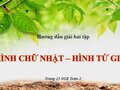 Hướng dẫn giải bài Hình chữ nhật - Hình tứ giác trang 23 SGK Toán 2