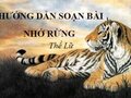 Soạn bài Nhớ rừng