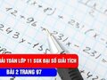 Bài 2 trang 97 sgk Đại số 11