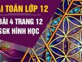 Đáp án bài 4 trang 12 sách giáo khoa hình học 12