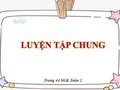 Hướng dẫn giải bài Luyện tập chung trang 44 SGK Toán 2