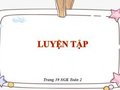 Hướng dẫn giải bài Luyện tập trang 39 SGK Toán 2