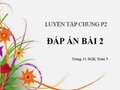 Đáp án bài 2 trang 31 sgk Toán 5 Luyện tập chung phần 2