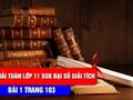Đáp án bài 1 trang 103 sách giáo khoa đại số và giải tích lớp 11
