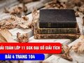 Giải toán lớp 11: Đáp án bài 4 trang 104 SGK đại số và giải tích
