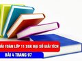 Bài 4 trang 98 SGK Đại số 11