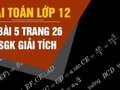 Bài 5 trang 26 SGK Hình học 12: Khái niệm khối đa diện