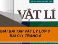 Giải Vật lý lớp 8: Đáp án bài C11 trang 6 SGK Vật lý lớp 8