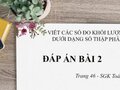 Bài 2 trang 46 SGK Toán 5 tập 1