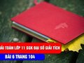 Đáp án bài 6 trang 104 sách giáo khoa đại số và giải tích lớp 11
