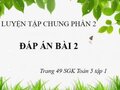 Đáp án bài 2 trang 49 sách giáo khoa Toán lớp 5
