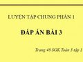 Giải toán lớp 5: Đáp án bài 3 trang 48 SGK Toán 5 tập 1