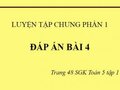 Giải toán lớp 5: Đáp án bài 4 trang 48 SGK Toán 5 tập 1