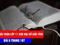 Bài 6 trang 107 sgk Giải tích 11