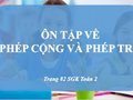 Bài tập Ôn tập về phép cộng và phép trừ (trang 82)