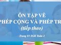 Bài tập Ôn tập về phép cộng và phép trừ (trang 83)