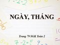 Giải bài tập Ngày, tháng trang 79 SGK Toán 2