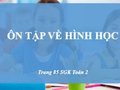 Hướng dẫn giải bài Ôn tập về hình học trang 85 SGK Toán 2