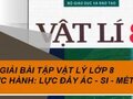 Hướng dẫn giải bài 11: Thực hành: Nghiệm lại lực đẩy Ác - si - mét