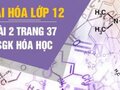 Bài 2 trang 37 SGK hóa học 12
