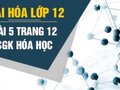 Bài 5 trang 12 SGK Hóa 12