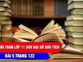 Giải bài 5 trang 122 sách giáo khoa đại số và giải tích lớp 11