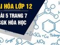 Bài 5 trang 7 SGK Hóa 12
